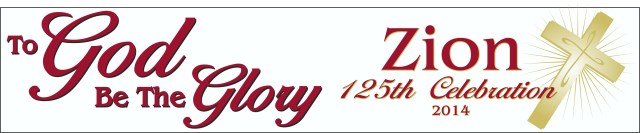 zion church banner
